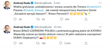 tomasztomasz1234 - – Od 9 dni Duda nie zatweetował nic o #ukraina
– Duda nic nie zat...