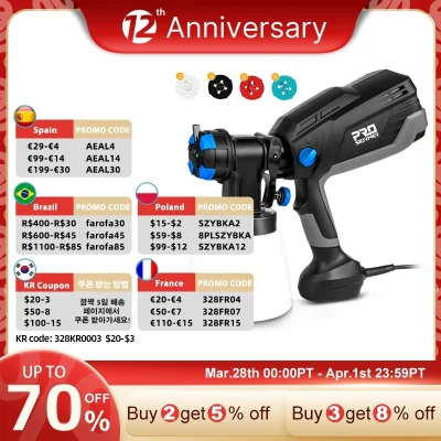 duxrm - Wysyłka z magazynu: PL
600W Electric Spray Gun
Cena z VAT: 29,27 $
Link --...