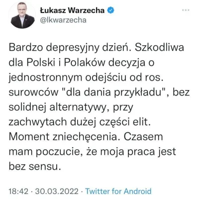 Tumurochir - Wy też dostajecie depresji przez embargo na rosyjski gaz i węgiel?
Nie?...