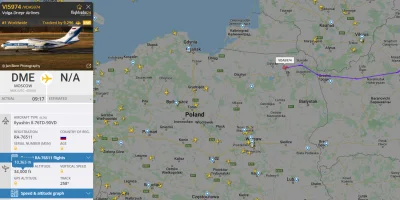 lovox - nk dlaczego wleciał nad terytorium RP?
#flightradar24