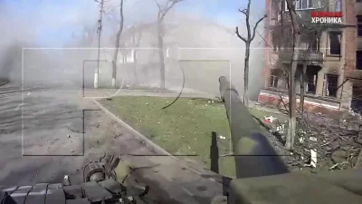 QoTheGreat - Mariupol. Strzelanie z czołgu do budynków.
#ukraina