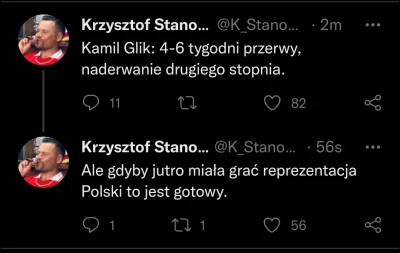 Eleganckikapelusz - Media gdy Polska wygrała:
"Glik bohater, on zagrałby nawet ze zł...