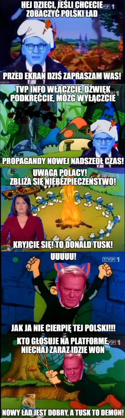 b.....s - #heheszki #humorobrazkowy #nowylad #bekazpisu #smerfy #tusk #morawiecki #po...