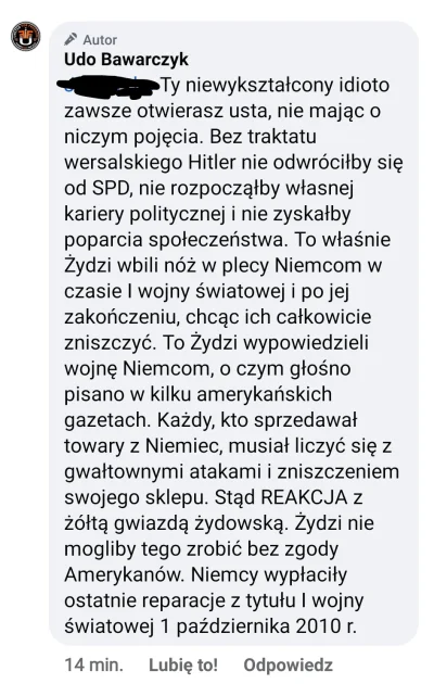 Kuntakintos - @jarek79: co powiesz na to? Niemiec w Polsce obwinia Żydów o rozpętanie...