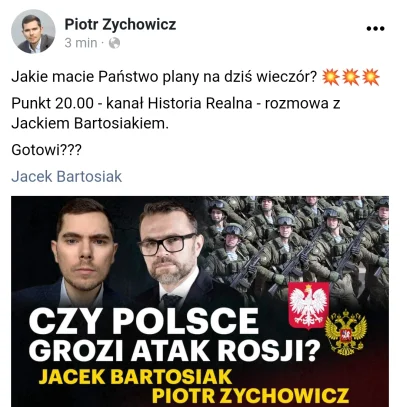 Kowal13 - DZISIEJ u #zychowicz klasyk #bartosiak. Dalej bez debaty dr Jacek vs. #wols...