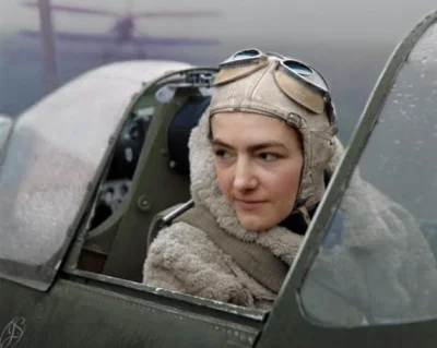 wojna - Anna Leska-Daab - Pierwsza kobieta i jedna z trzech Polek w brytyjskim Air Tr...
