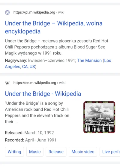 padobar - Piosenka _Under the Bridge_ Red Hot Chili Peppers jest dzisiaj większym sta...