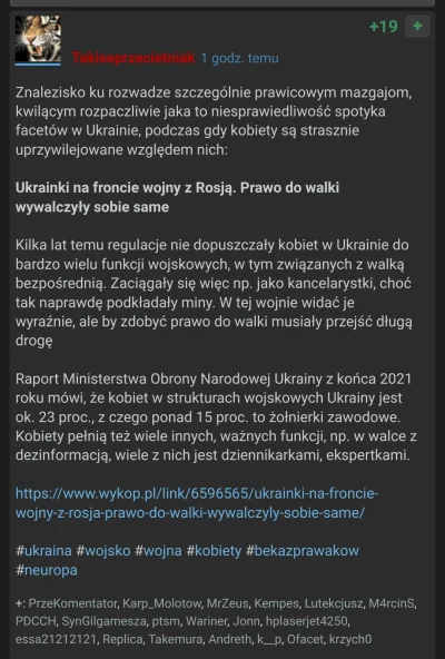 s.....i - Widzicie? Nie ma nic złego w posyłaniu mężczyzn na rzeź na wojnie przymusem...