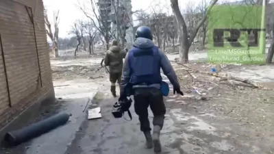 QoTheGreat - Żołnierz ekipy RT pod ostrzałem snajpera

#ukraina #snajper