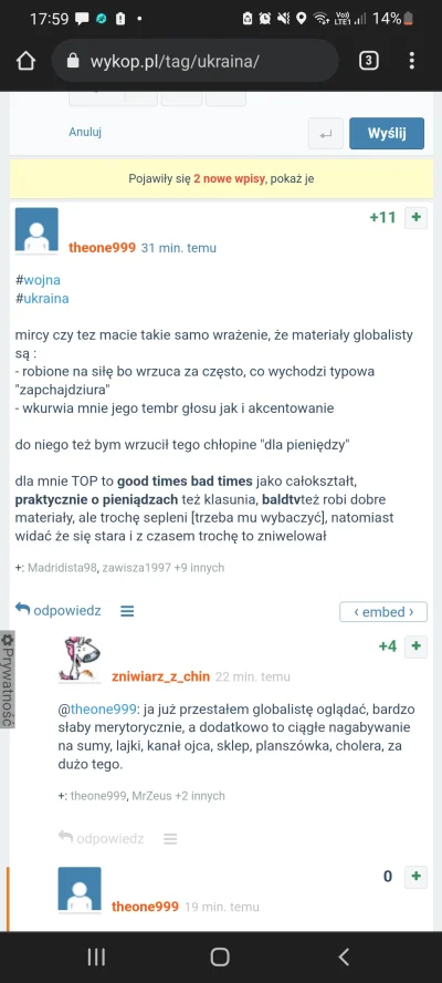 anemycwolf090 - Uwaga na propagowanie przez niektorych użytkowników szurkich kanałów ...