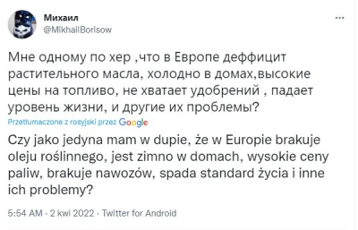 JPRW - Nie wiem czy wiecie, ale Rosjanie nie przejmują się galopującym kryzysem w Eur...