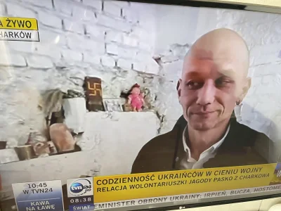 boxkirk - Świeżo upieczonych pan młody z Charkowa na żywo w TVN24. #wojna #ukraina