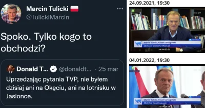 FlasH - Tulicki z #tvpis na Twitterze 

vs 

Tulicki w #wiadomosci (zwróćcie uwag...