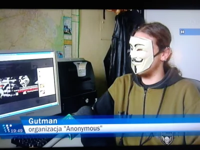 msqs1911 - Poznaje tego hakera, to Gutman z organizacji "Anonymous":