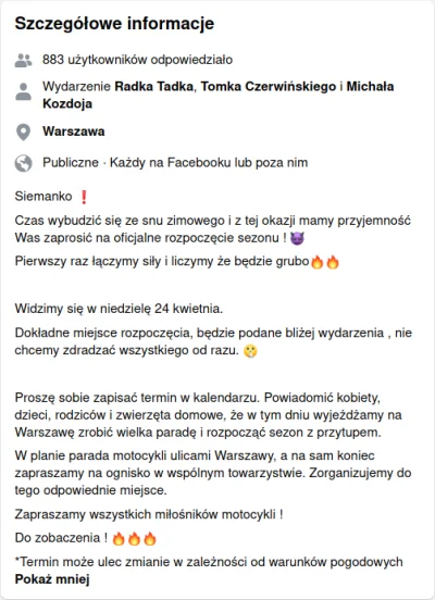 WarszawskiRozpylacz - Za trzy tygodnie kilkuset bandytów na motocyklach znowu przejed...