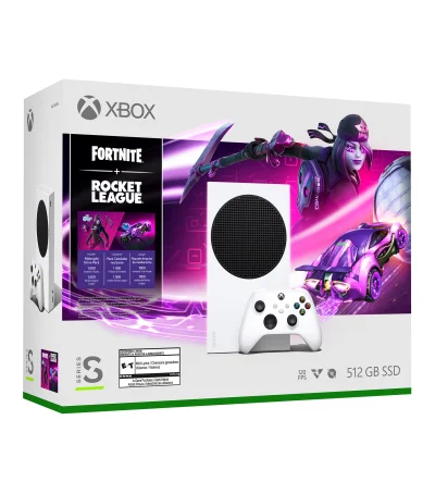 XGPpl - Konsola Xbox Series S w zestawie z dodatkami do Fortnite i Rocket Leaguje dos...