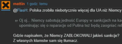 FlasH - > poza chwytaniem za słówka co świadczy o twoim poziomie intelektualnym

@m...