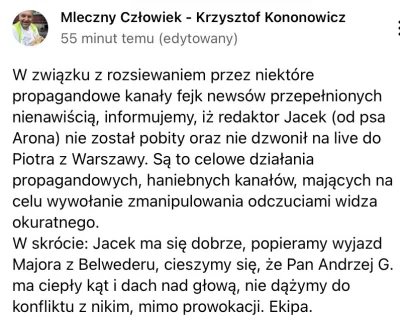 Miguelos - > Popieramy wyjazd Majora z Belwederu

XDDDDD
Rudy, przecież Ty jesteś obs...