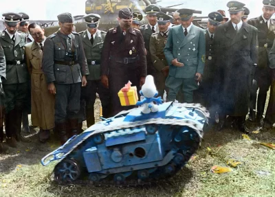 Bozar86 - Prototyp czołgu Land Raider z zakonu Ultramarines podczas testów polowych (...