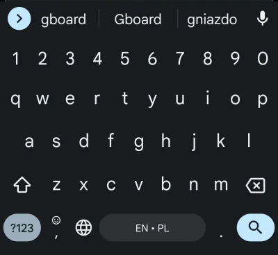 NoNameNoIdeaNoLife - #!$%@? mój #gboard zrobil sie rano okrągły, jak to cofnąć.
Nie j...