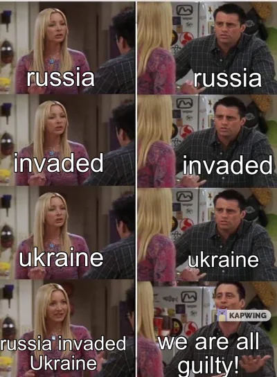 Apocotokomu - Takiego mema popełniłem i nie jest mi do śmiechu :( 
#ukraina #wojna #p...