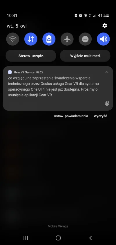 iErdo - Ciągle dostaje takie powiadomienie na #samsung Galaxy S10, jak klikam to usuw...