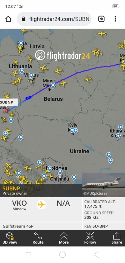 D1Kamelia - To już drugi w przeciągu godziny. Moskwa-Warszawa
#flightradar24