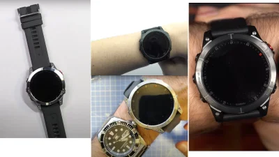 navaare - Panowie bitwa smartwatchy na co dzień Garmin Grey(lewy + środkowy dół vs Sa...