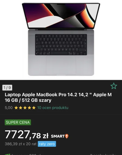 Kantar - Z czego wynikają oferty na allegro gdzie MacBooki pro mają cenę np 7300zl za...
