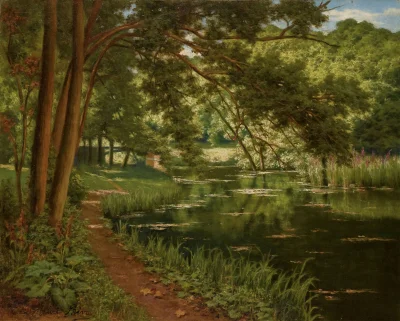 Lifelike - Na brzegu jeziora; Henri Biva
olej na płótnie, 65 x 81 cm
#artevaria
#s...