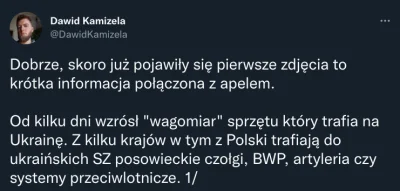 Gloszsali - @sajnguri800: Jeśli Dawid Kamizela pisze, że idą dostawy z Polski, to zna...