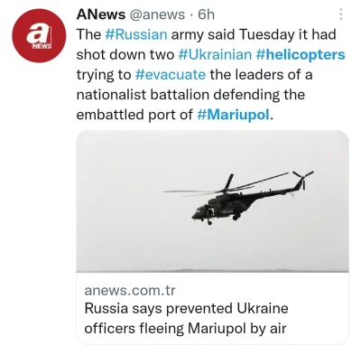 konradpra - Dzisiaj na Twitterze krąży sporo info o kolejnych 2 zestrzelonych helikop...