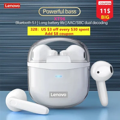 duxrm - Lenovo XT96 Bluetooth 5.1 Earphone
Cena z VAT: 12,64 $
Link ---> Na moim FB...