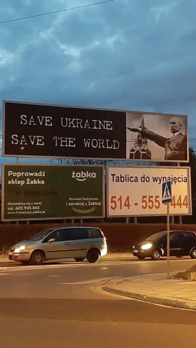 zawek - Taki billboardzik w Krakowie ( ͡° ͜ʖ ͡°)
#wojna #ukraina #krakow #putin #ros...