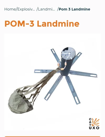 Terazalbonigdy - https://cat-uxo.com/explosive-hazards/landmines/pom-3-landmine