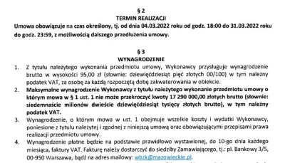 WatchdogPolska - Udostępniamy umowy zawarte przez Wojewodę Mazowieckiego ze spółkami,...