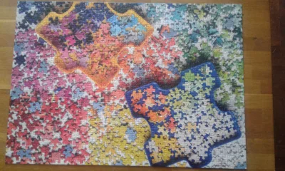 janielubie - Ułożyłem puzzle ( ͡° ͜ʖ ͡°)ﾉ⌐■-■ Ravensburger, 1000

#puzzle