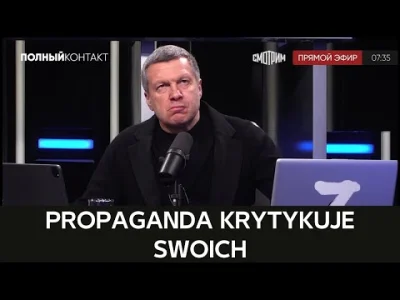 tomosano - "Naziści zaczynają uważać, że pękamy.." 

 naczelny ruski propagandzista...