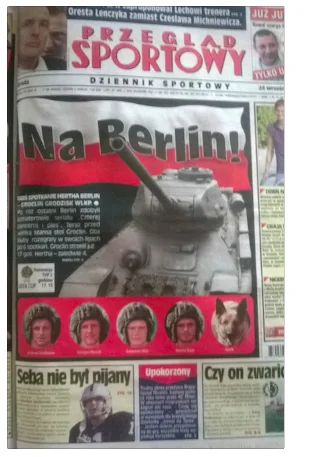Hahazard - @Kalafiores: Wysyła czołgi na Berlin #pdk
