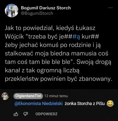 Fabriczo - Pięknie redaktor Storch wyjaśnia tego stalkera xd 
#kononowicz