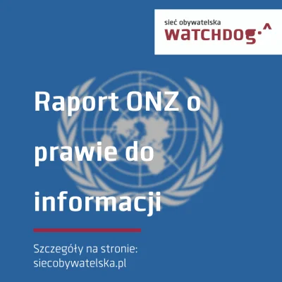 WatchdogPolska - > Państwa powinny promować zasady otwartości i przejrzystości we wsz...