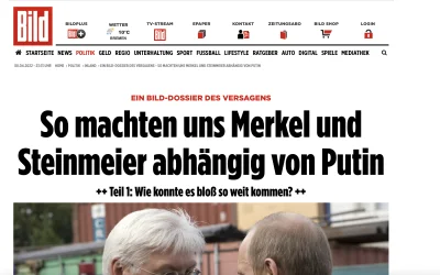 EvineX - BILD stworzył artykuł - "Tak Merkel i Steinmeier sprawili ze jesteśmy zależn...