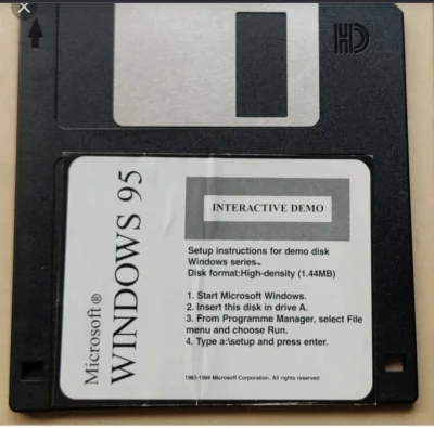 olito - Po Windows 3.1 to naprawdę była rewolucja, miałem demo Win95 na dyskietce z k...