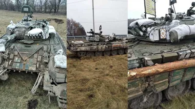 willIaint - Pamiętacie te wydawałoby się niedorzeczne zabezpieczenia kacapskich czołg...