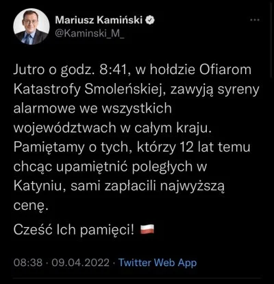 KRS - @Bajawor: ostrzeż Ukraińców w okolicy, że to nie będzie alarm przeciwbombowy. P...