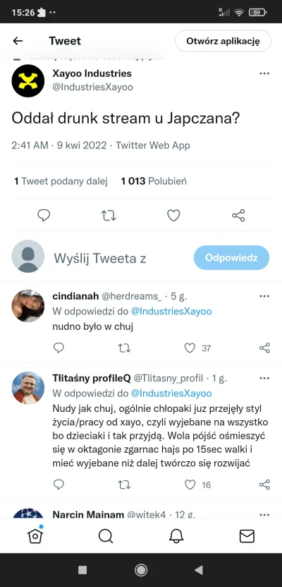 Mordes - Oho, widzę że już nawet sami widzowie tych nudziarzy mają dość i się na nich...