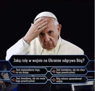 lajsta77 - Uuuu trudne pytanie #ukraina #wojna #papiez