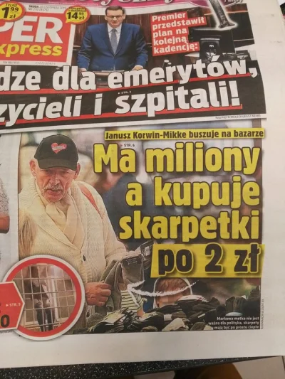 bastek66 - @EsteradThyssen: Brukowce często robiły zdjęcia Ozjaszowi jak kupuje skarp...