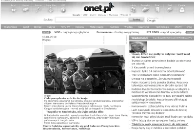 bobson92 - A tak wyglądał internet po katastrofie
#smolensk #10kwietnia