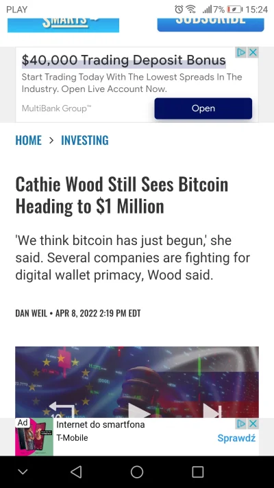 Bykuofwall_street - Lunatyczka, Cathie Wood Still Sees Bitcoin Heading to $1 Million
...
